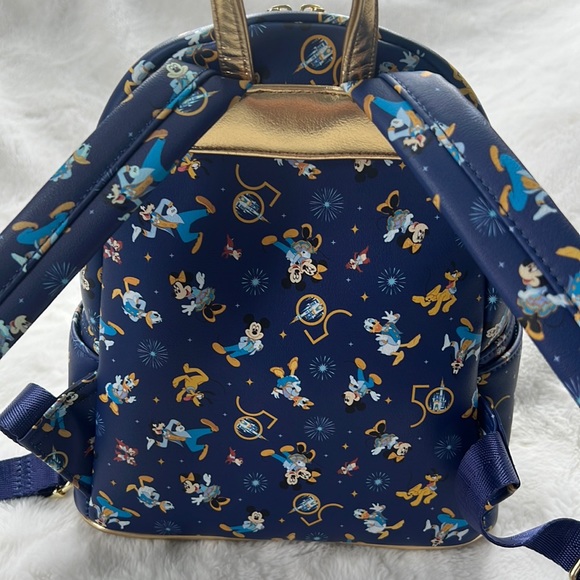 Disney 50th Anniversary Loungefly Mini Backpack - Picture 3 of 13
